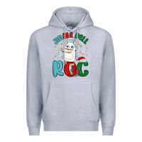 Heather Grey jingle bell roc Premium Hoodie - MaliasSmallBusiness