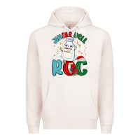Pale Pink jingle bell roc Premium Hoodie - MaliasSmallBusiness