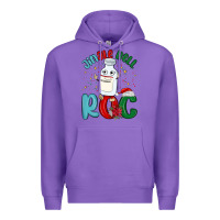Purple jingle bell roc Premium Hoodie - MaliasSmallBusiness