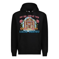 Black hot girls support their local library Premium Hoodie - MaliasSmallBusiness