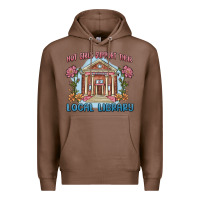 Chestnut hot girls support their local library Premium Hoodie - MaliasSmallBusiness