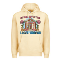 Pina Colada hot girls support their local library Premium Hoodie - MaliasSmallBusiness