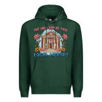 Sports Green hot girls support their local library Premium Hoodie - MaliasSmallBusiness