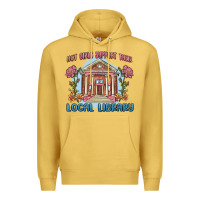 Antique Gold hot girls support their local library Premium Hoodie - MaliasSmallBusiness