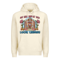 Sandshell hot girls support their local library Premium Hoodie - MaliasSmallBusiness