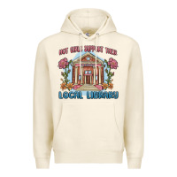 Tofu hot girls support their local library Premium Hoodie - MaliasSmallBusiness