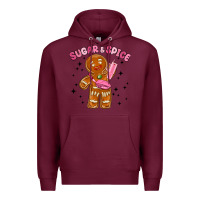 Burgundy sugar and spice Premium Hoodie - MaliasSmallBusiness