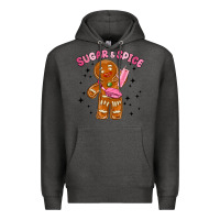Charcoal Heather sugar and spice Premium Hoodie - MaliasSmallBusiness