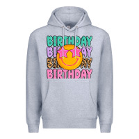 Heather Grey birthday Premium Hoodie - MaliasSmallBusiness