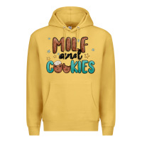 Antique Gold milf and cookies Premium Hoodie - MaliasSmallBusiness