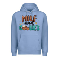 Colony Blue milf and cookies Premium Hoodie - MaliasSmallBusiness