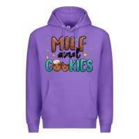Purple milf and cookies Premium Hoodie - MaliasSmallBusiness