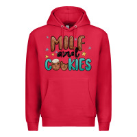 Cardinal milf and cookies Premium Hoodie - MaliasSmallBusiness