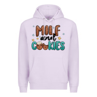 Lilac milf and cookies Premium Hoodie - MaliasSmallBusiness