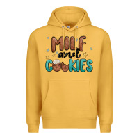 Mustard milf and cookies Premium Hoodie - MaliasSmallBusiness