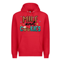 Red milf and cookies Premium Hoodie - MaliasSmallBusiness