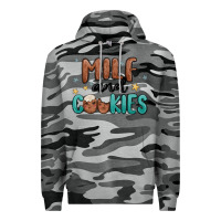 Slate Camo milf and cookies Premium Hoodie - MaliasSmallBusiness