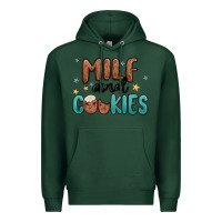 Sports Green milf and cookies Premium Hoodie - MaliasSmallBusiness
