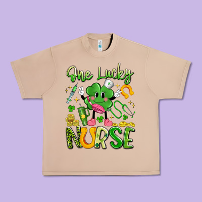 One Lucky Nurse Urban Heavy Tee Designed By Artiststas