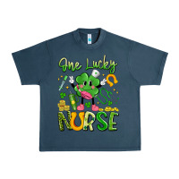 Midnight Navy one lucky nurse Urban Heavy Tee - Artiststas