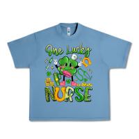 Pebble Blue one lucky nurse Urban Heavy Tee - Artiststas