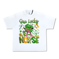 White one lucky nurse Urban Heavy Tee - Artiststas