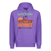 Purple something in the orange Premium Hoodie - MaliasSmallBusiness