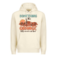 Sandshell something in the orange Premium Hoodie - MaliasSmallBusiness