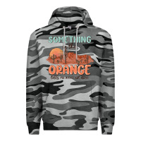 Slate Camo something in the orange Premium Hoodie - MaliasSmallBusiness
