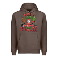 Coffee there's some ho's ho's ho's in this house Premium Hoodie - MaliasSmallBusiness