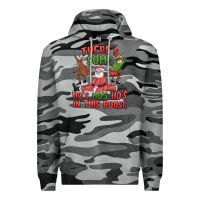 Slate Camo there's some ho's ho's ho's in this house Premium Hoodie - MaliasSmallBusiness