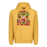 Mustard there's some ho's ho's ho's in this house Premium Hoodie - MaliasSmallBusiness