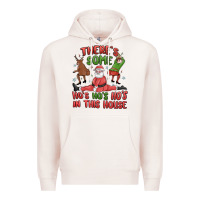 Pale Pink there's some ho's ho's ho's in this house Premium Hoodie - MaliasSmallBusiness