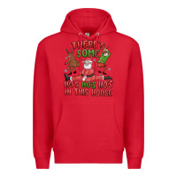 Red there's some ho's ho's ho's in this house Premium Hoodie - MaliasSmallBusiness