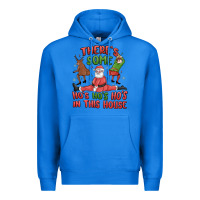 True Royal there's some ho's ho's ho's in this house Premium Hoodie - MaliasSmallBusiness