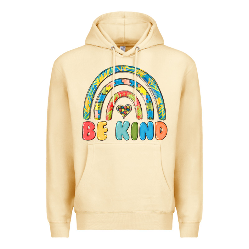 Be Kind Autism Premium Hoodie by MaliasSmallBusiness | Teevron