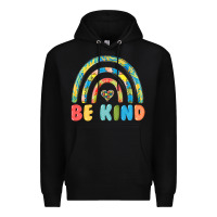 Black be kind autism Premium Hoodie - MaliasSmallBusiness