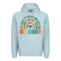 Blue Mist be kind autism Premium Hoodie - MaliasSmallBusiness