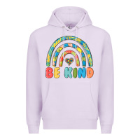 Lilac be kind autism Premium Hoodie - MaliasSmallBusiness