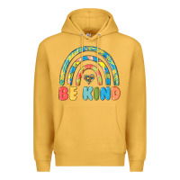 Mustard be kind autism Premium Hoodie - MaliasSmallBusiness