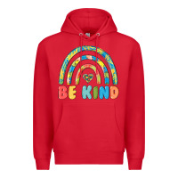 Red be kind autism Premium Hoodie - MaliasSmallBusiness