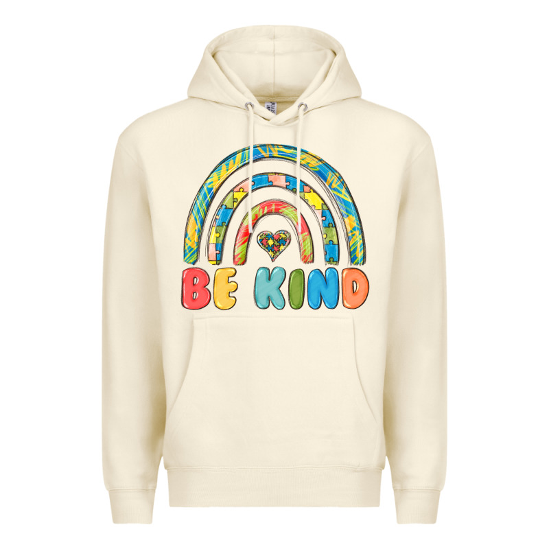 Be Kind Autism Premium Hoodie by MaliasSmallBusiness | Teevron
