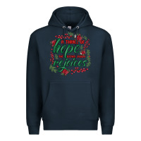 Navy a thrill of hope the weary world rejoices Premium Hoodie - MaliasSmallBusiness