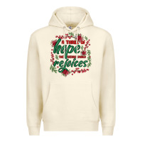 Sandshell a thrill of hope the weary world rejoices Premium Hoodie - MaliasSmallBusiness
