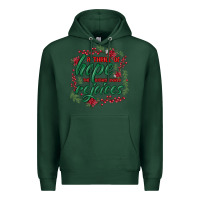 Sports Green a thrill of hope the weary world rejoices Premium Hoodie - MaliasSmallBusiness