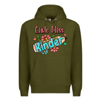 Army Green little miss kindergarten Premium Hoodie - RanaPortraitStore
