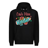 Black little miss kindergarten Premium Hoodie - RanaPortraitStore
