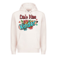 Pale Pink little miss kindergarten Premium Hoodie - RanaPortraitStore