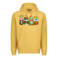 Antique Gold cinco de mayo coffee cups Premium Hoodie - AdoDesignShop