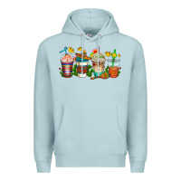 Blue Mist cinco de mayo coffee cups Premium Hoodie - AdoDesignShop